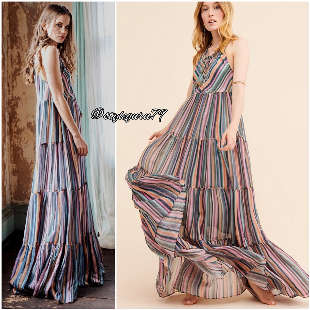 NWT, Love the Label, Winnie Halter Maxi Dress